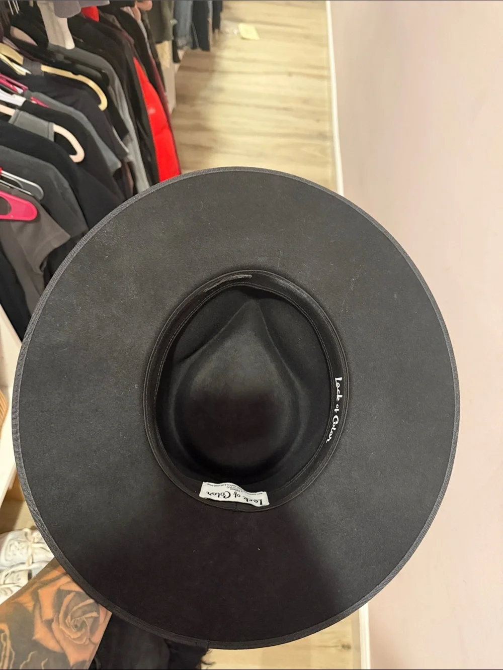 Lack Of Color Black Wool Hat